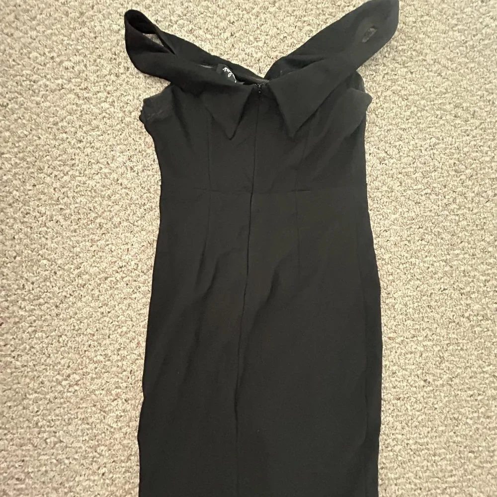 Lulus Classic Glam Black Off-the-Shoulder Bodycon Dress - Picture 6 of 8